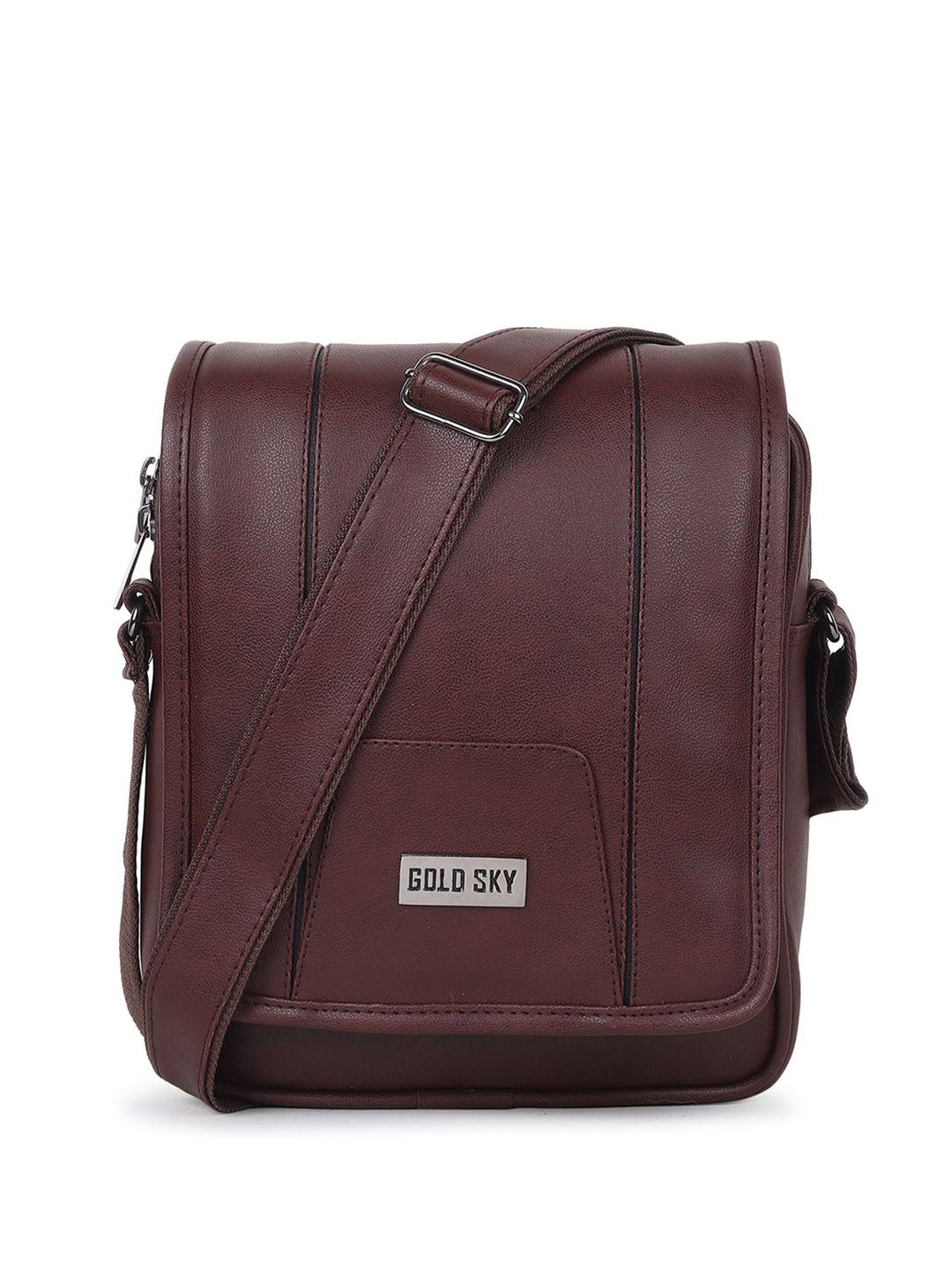 GOLD SKY Textured Sling Bag-image-40