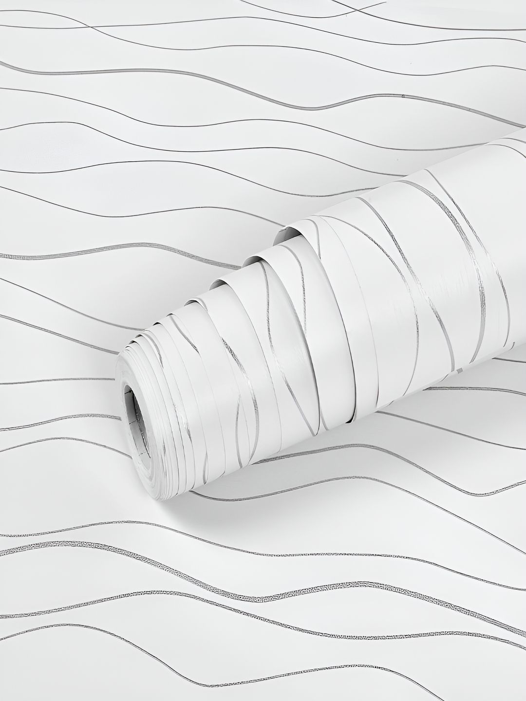 ANNA CREATIONS White Printed Self-Adhesive Waterproof Wallpaper-picture-23