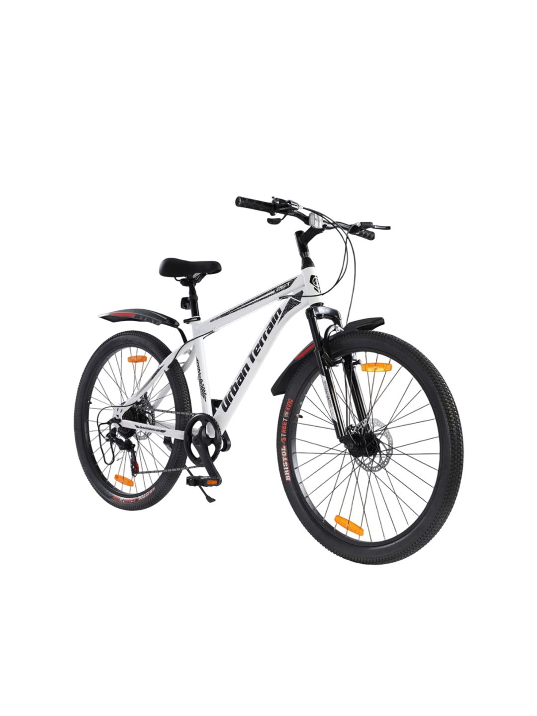 URBAN TERRAIN Galaxy Max Steel 7 Speed 26T Mountain Cycle, White