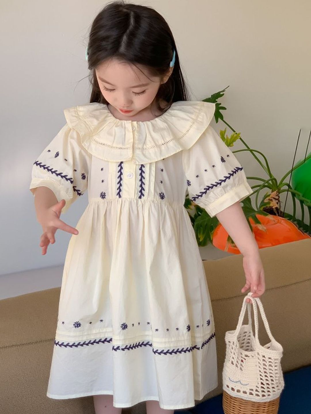 LULU & SKY Flared Sleeve Fit & Flare Dress-picture-16