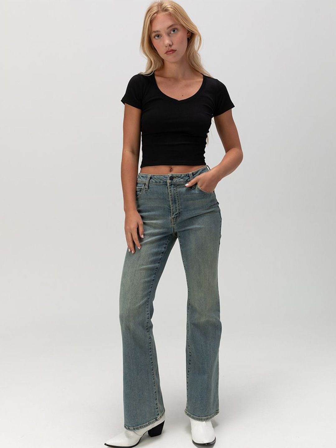 Corsica Women Cotton Crop Top view 5