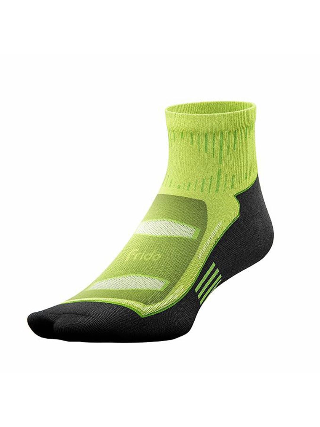 Frido Unisex Neon Green Medium Active Quarter Length Socks-picture-24