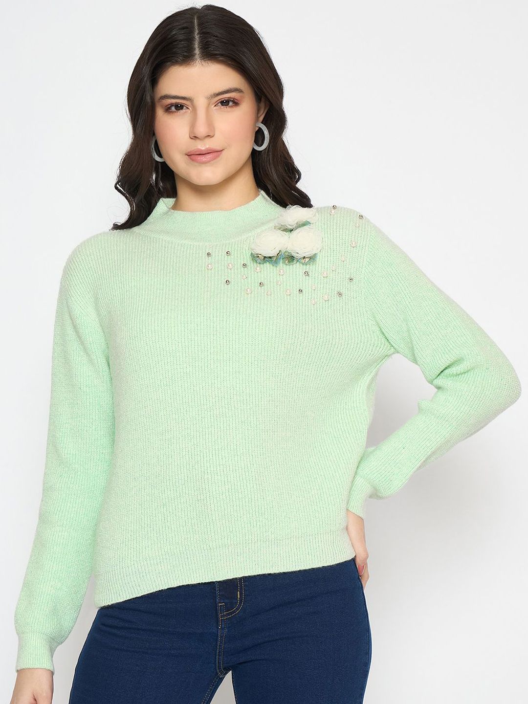 Madame Women Embroidered Pullover with Embroidered Detail-picture-19