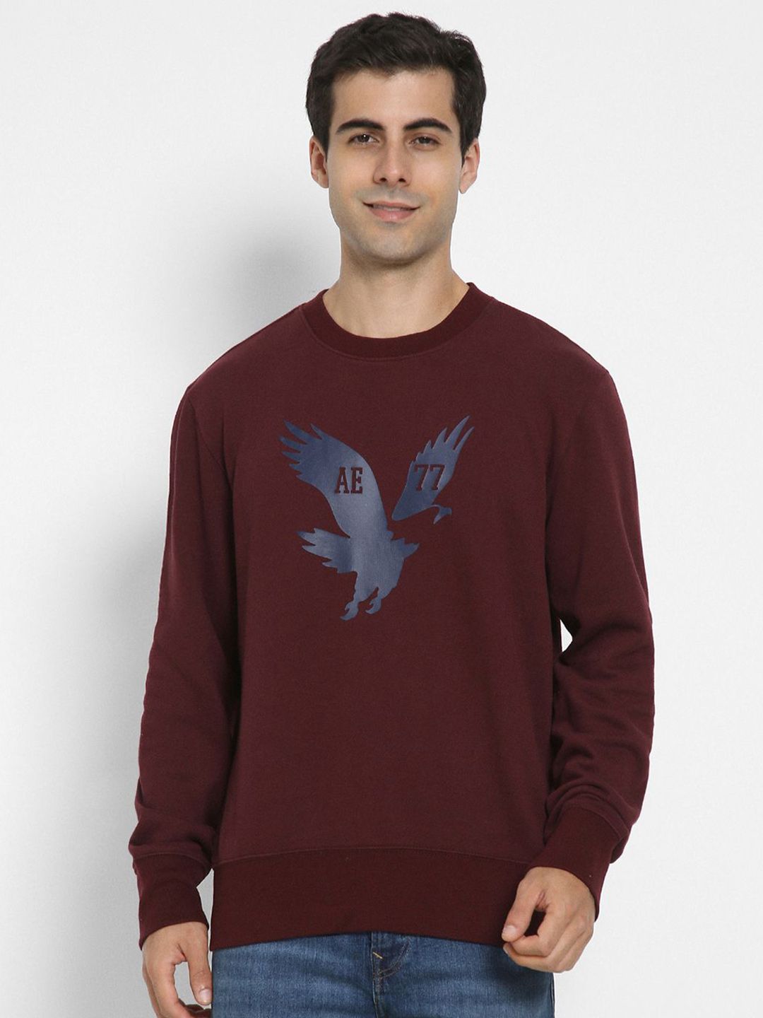 AMERICAN EAGLE OUTFITTERS Men Printed Pullover Sweatshirt-picture-29