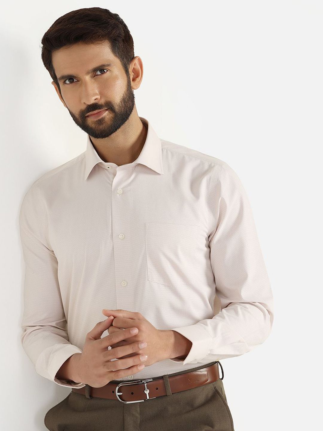 Blackberrys Men Slim Fit Opaque Formal Shirt-picture-24