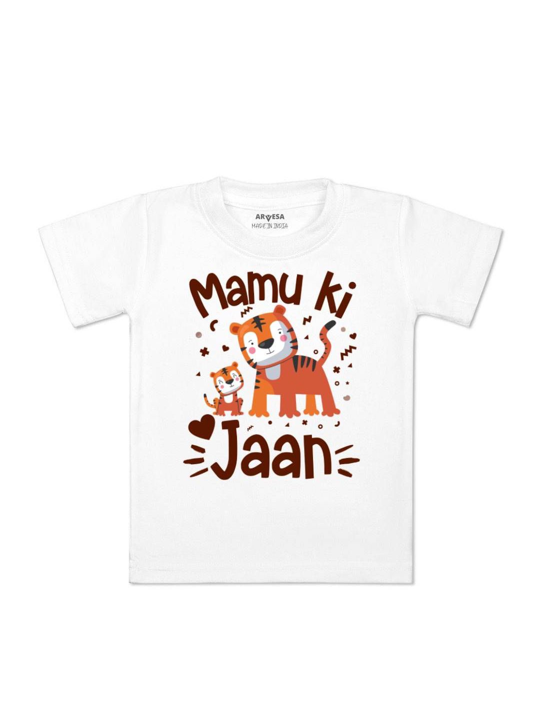 Arvesa Kids Typography Printed Applique T-shirt-picture-47
