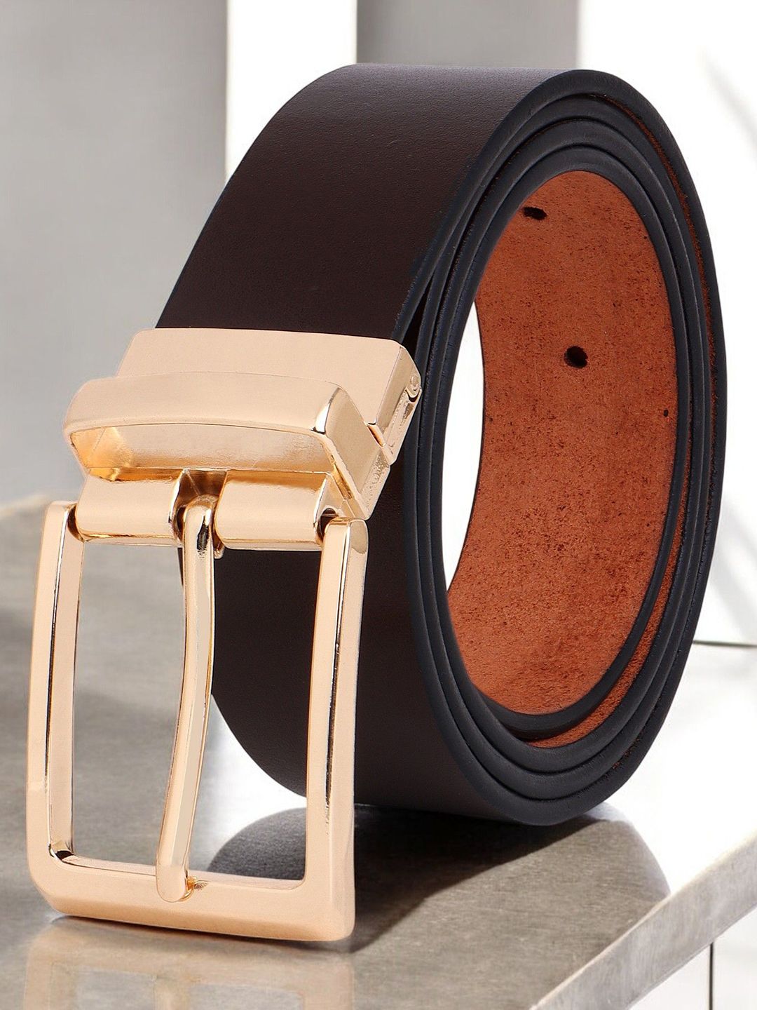Metronaut Men Leather Formal Belt-picture-30