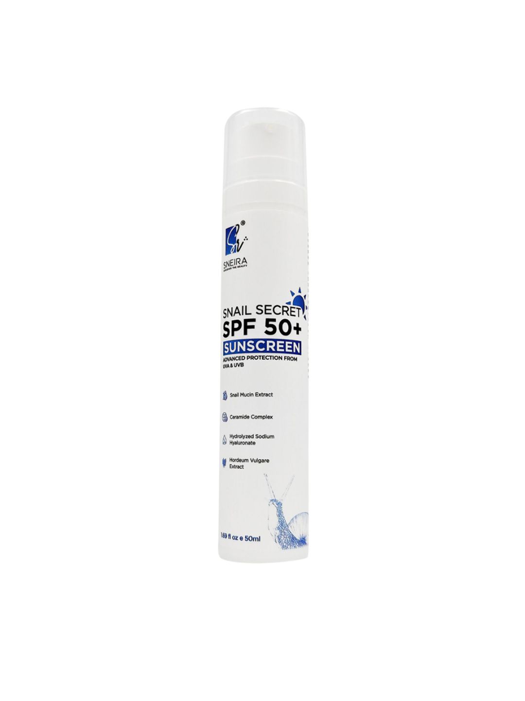 SNEIRA Snail Secret Sunscreen With SPF 50+ For Protects & Brightens Skin - 50 ml-image-17