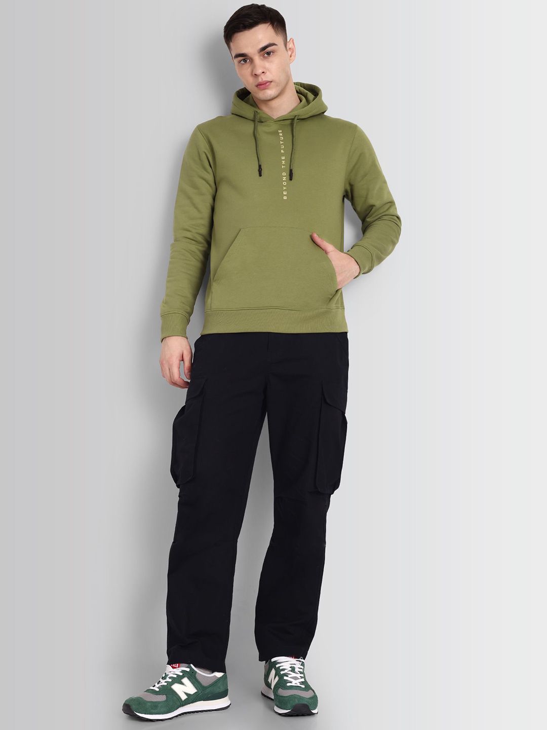 DCYPHR Men Cotton Hooded Sweatshirt-picture-13