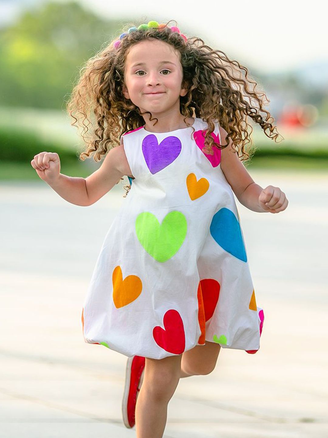 Anaario Print Organic Cotton Fit & Flare Dress-picture-13