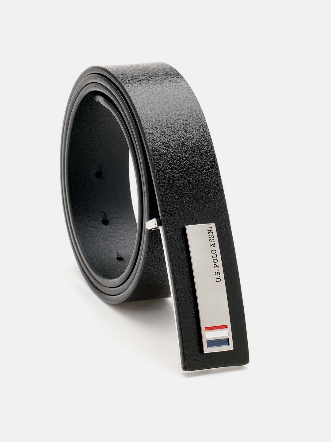 U.S. Polo Assn. Men Textured Leather Reversible Belt-image-12