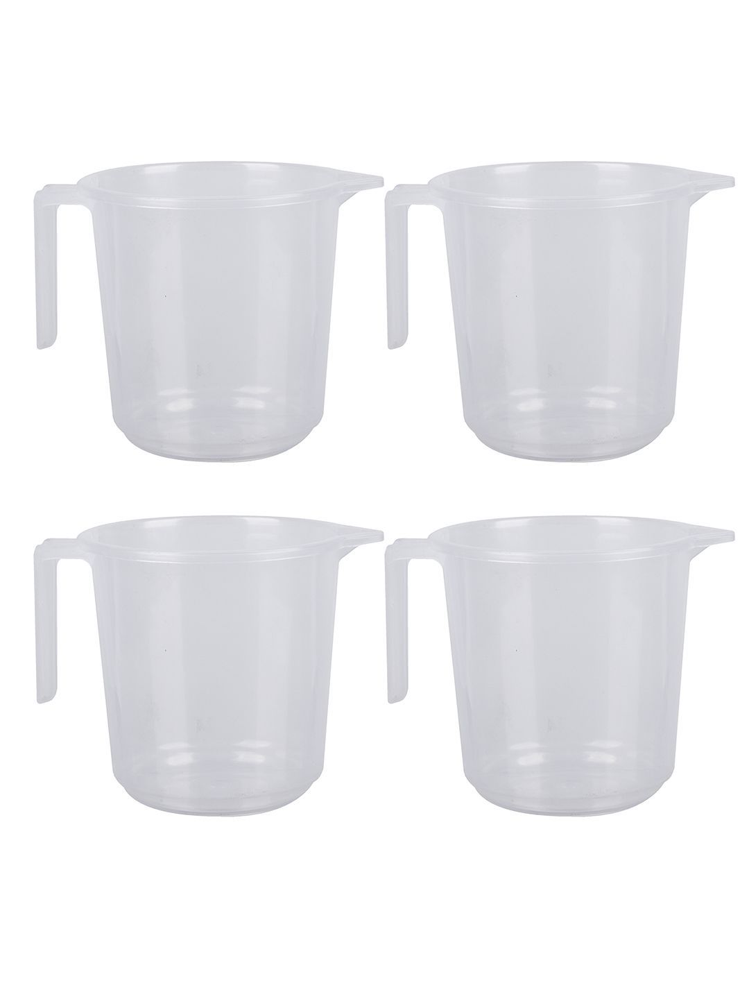 Kuber Industries Transparent 4 Pieces Bathroom Mug 1.5L-image-10