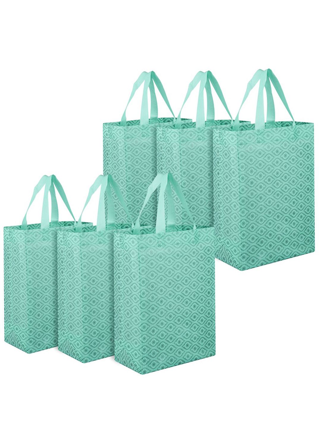 Kuber Industries Printed Shopper Handheld Bag with Tasselled-image-46
