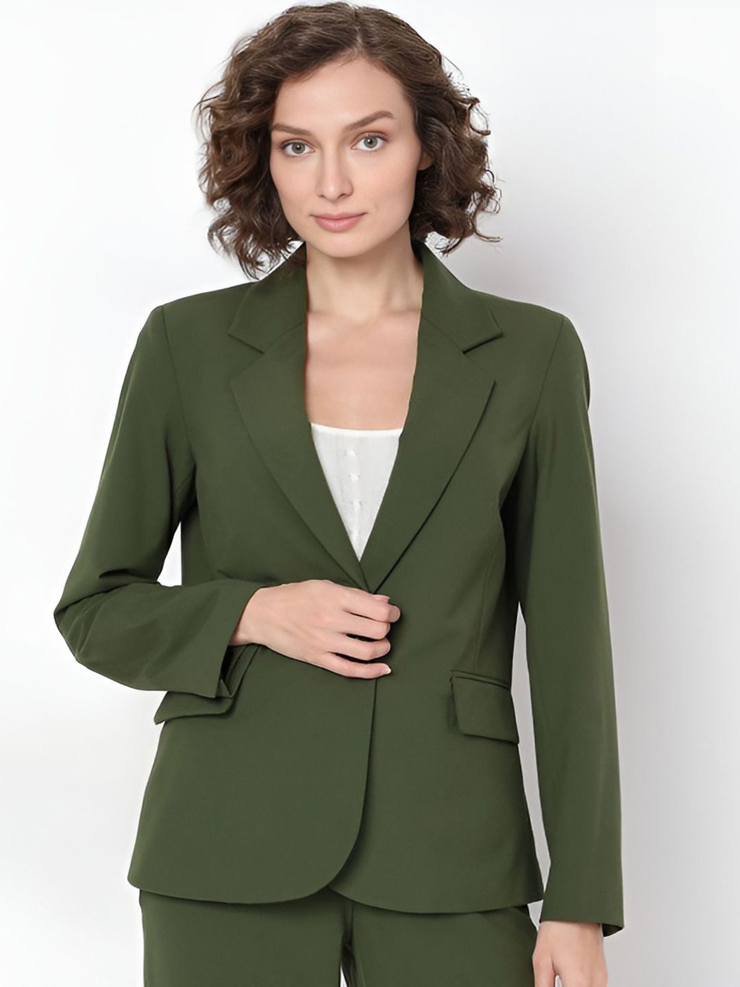 Shiv traders collection Notched Lapel Single-Breasted Formal Blazer