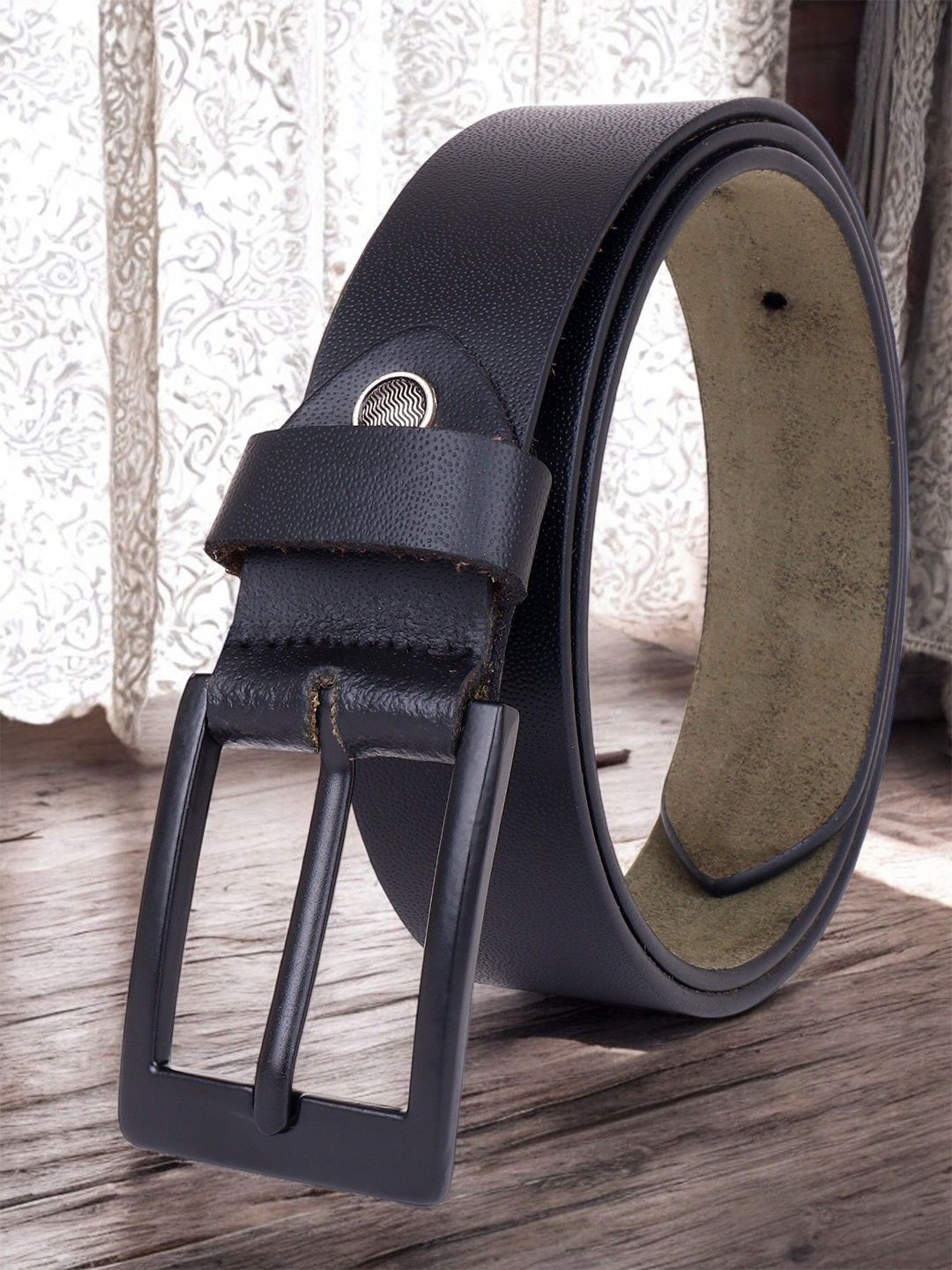Metronaut Men Textured Leather Formal Belt-picture-39