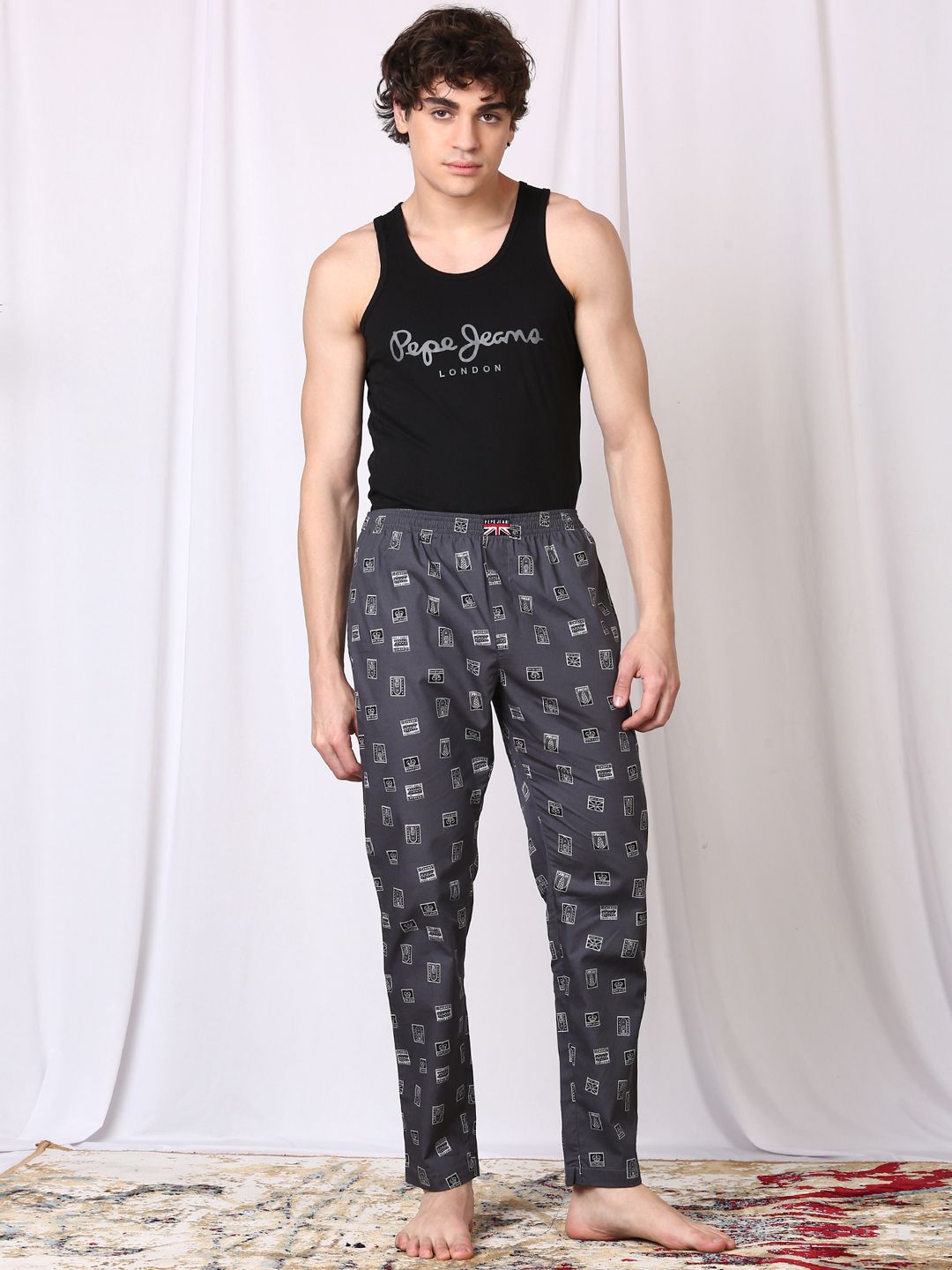Pepe Jeans Printed Cotton Lounge Pants-picture-57