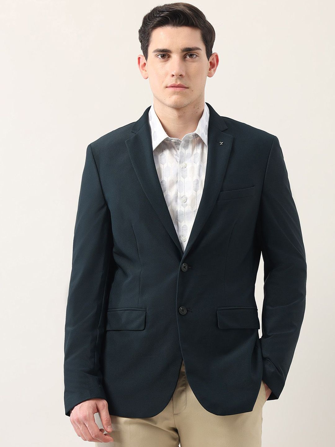 Arrow Slim-Fit Single-Breasted Formal Blazers-image-36