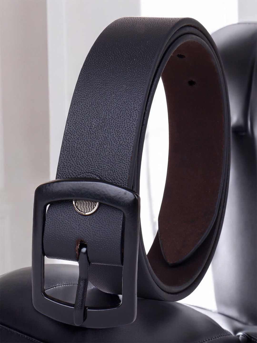 Metronaut Men Textured Leather Formal Belt-picture-33