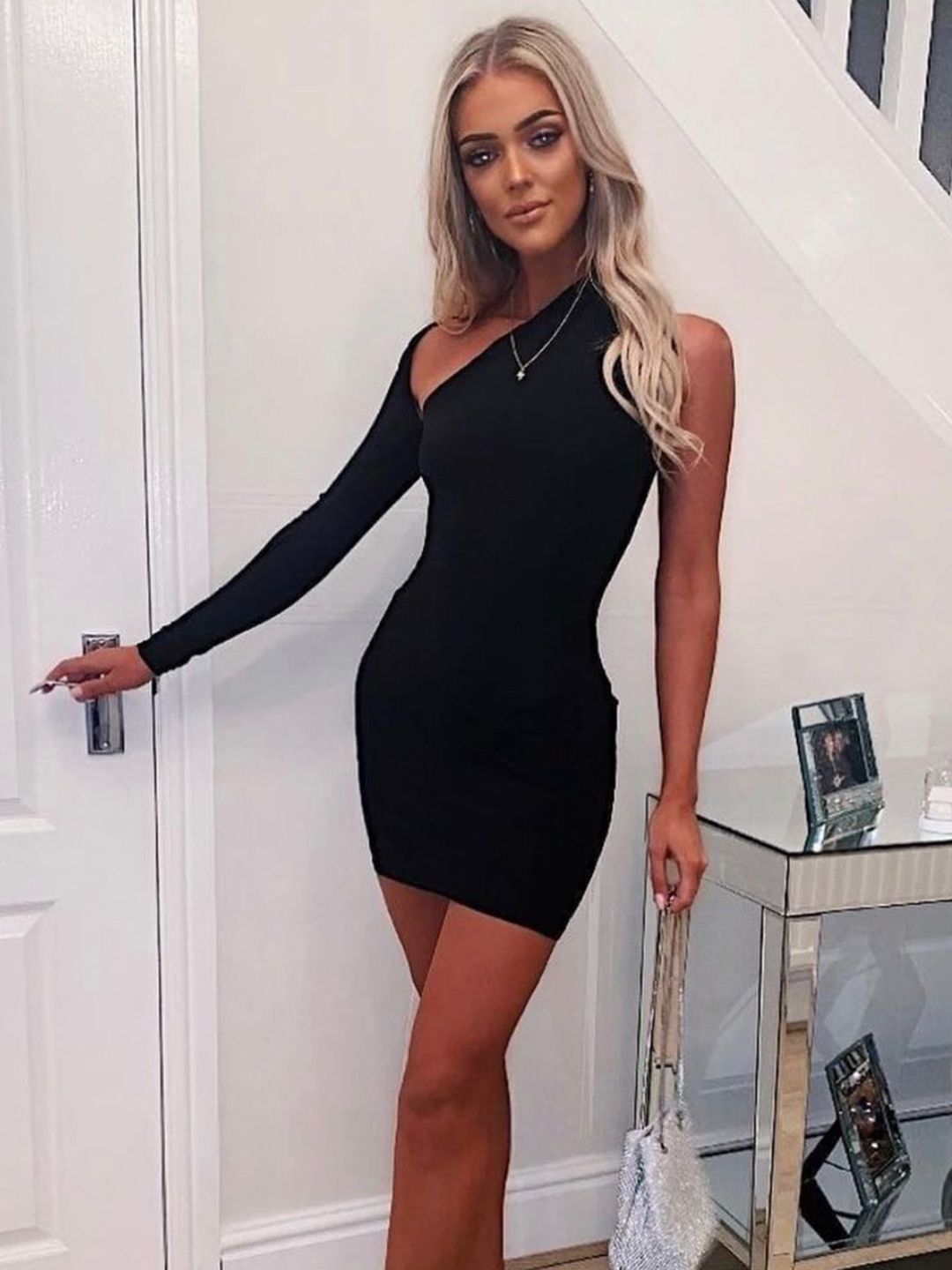 StyleCast One Shoulder Bodycon Dress-picture-14