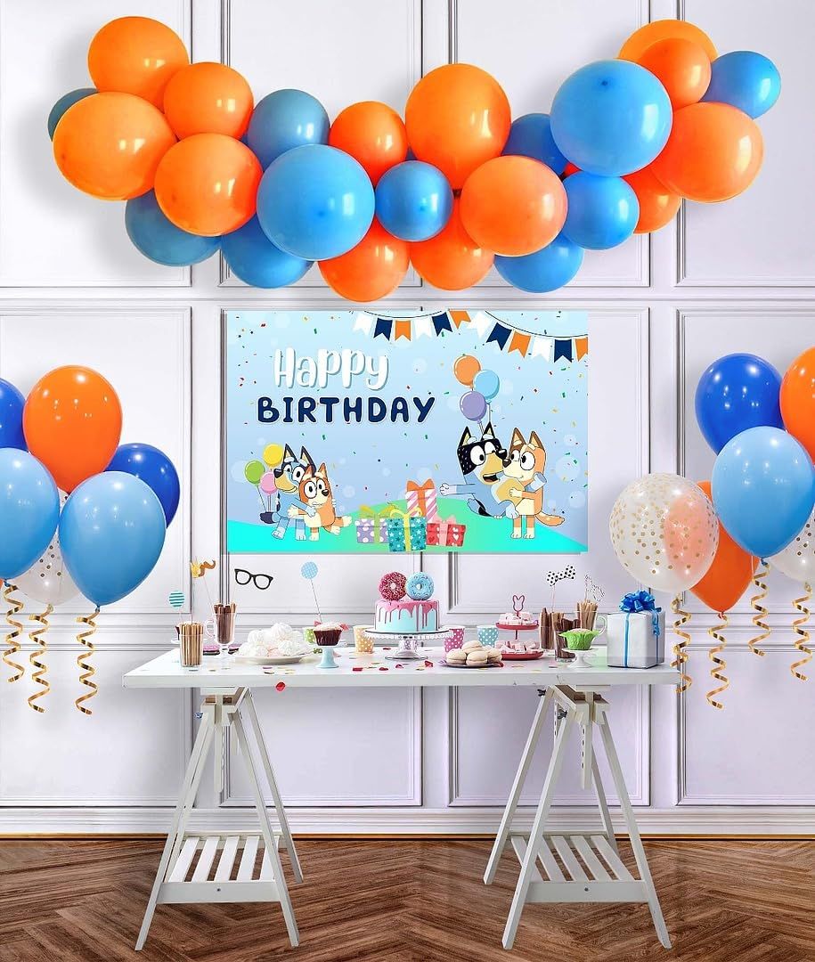 Special You 24Pcs Orange-Colored & Blue Birthday Decor-image-12