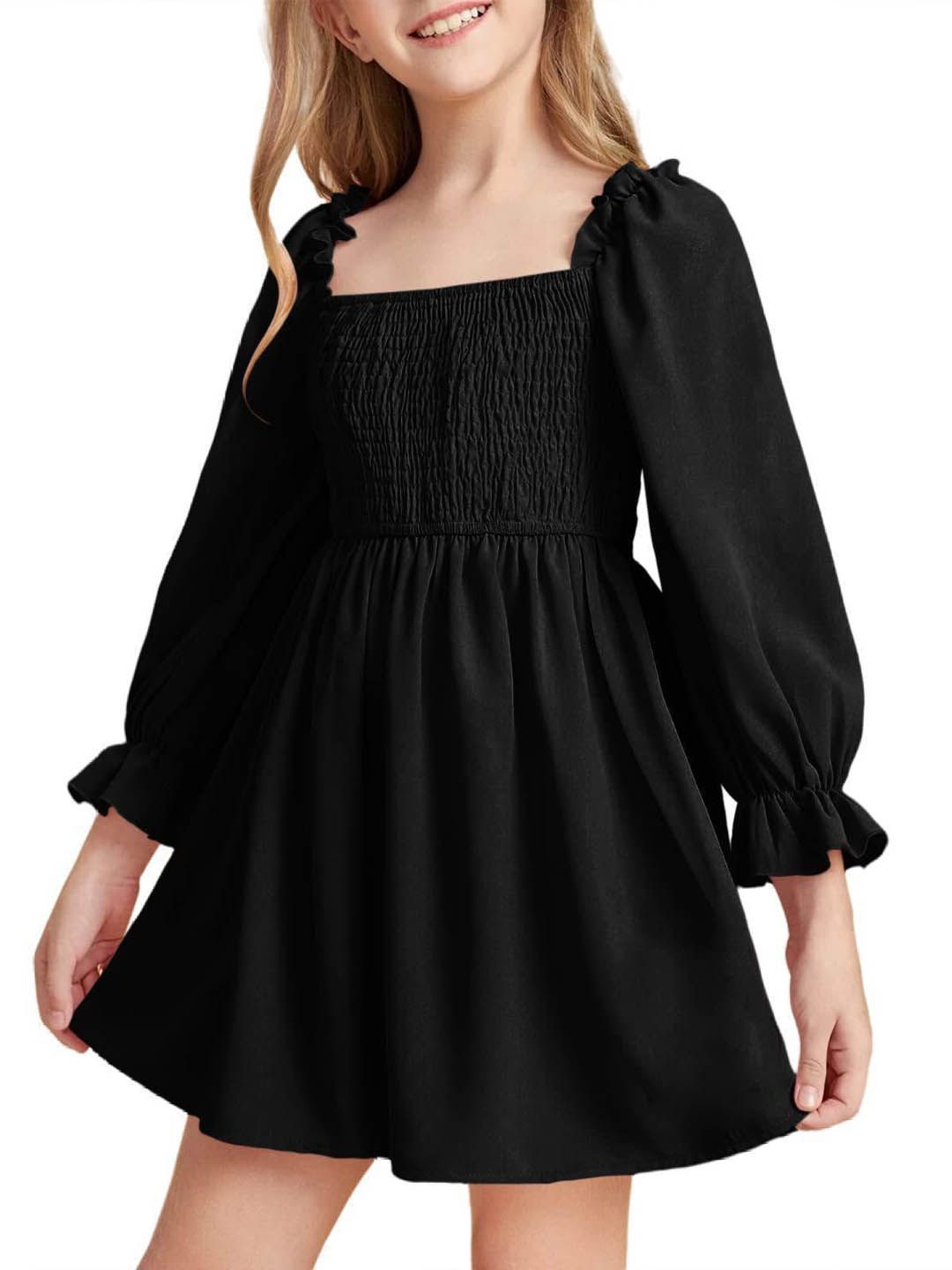 Xsole Bell Sleeve Fit & Flare Mini Dress-picture-43
