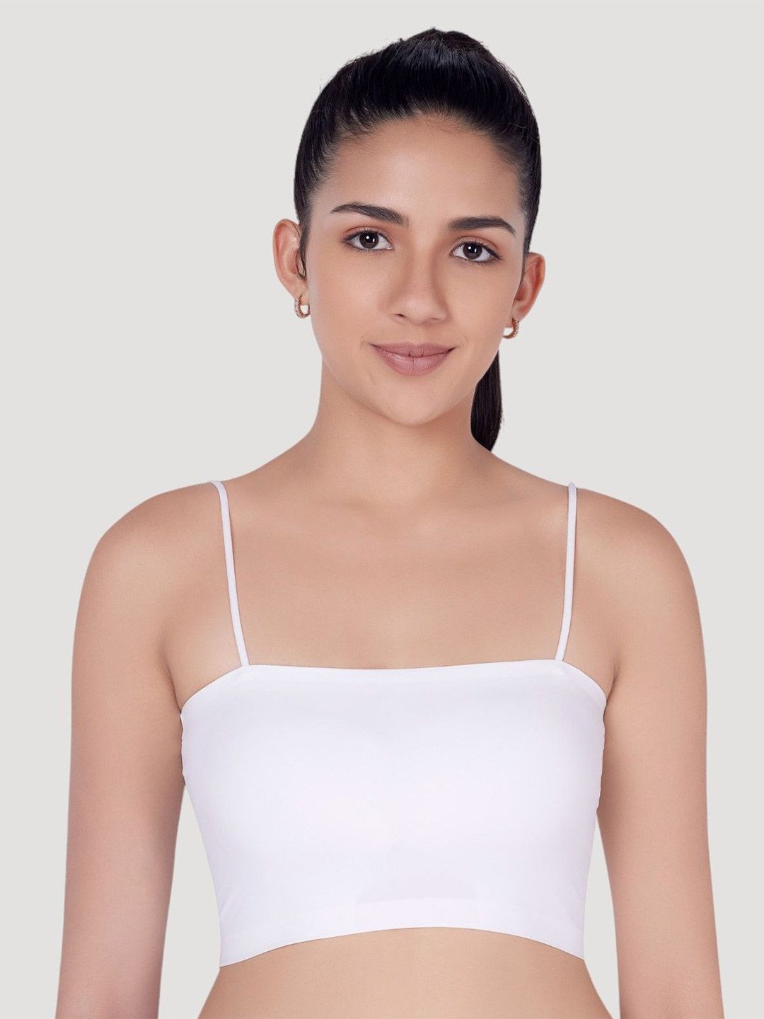 PLUMBURY Lightly Padded Seamless Everyday Tube Bra