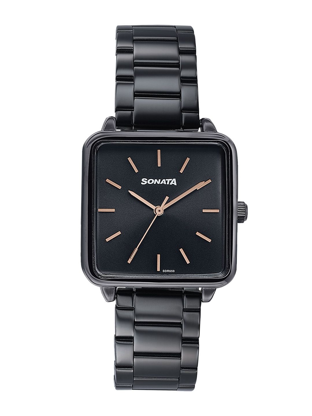 Sonata Women Embellished Dial & Stainless Steel Straps Analogue Watch 87084NM01-picture-41