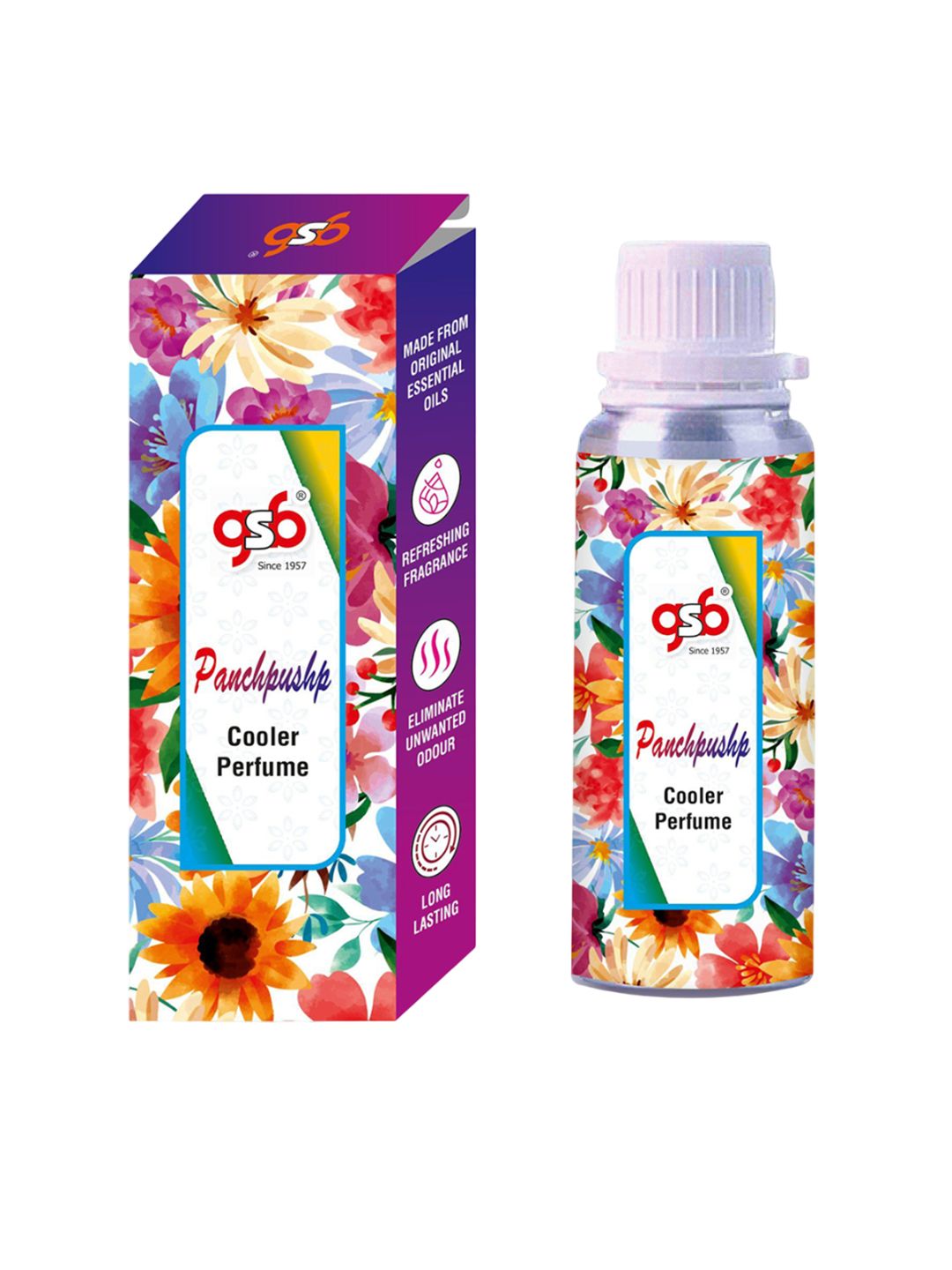 GSB Transparent Panchpushp Alcohol-Free Cooler Perfume -25ml-picture-32