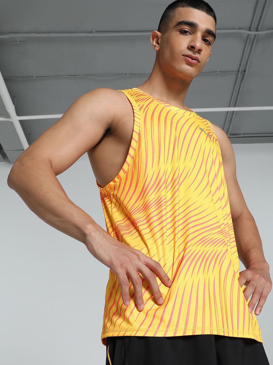 Puma Run Favorite Printed Sleeveless Running Singlet-image-21