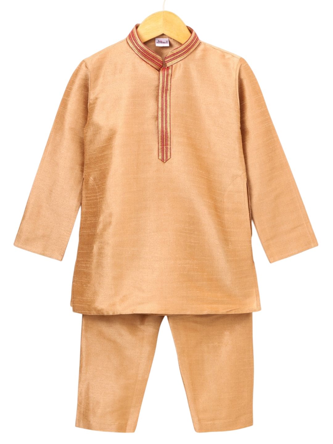 Pehanaava Boys Embroidered Gotta Patti Kurta-picture-56