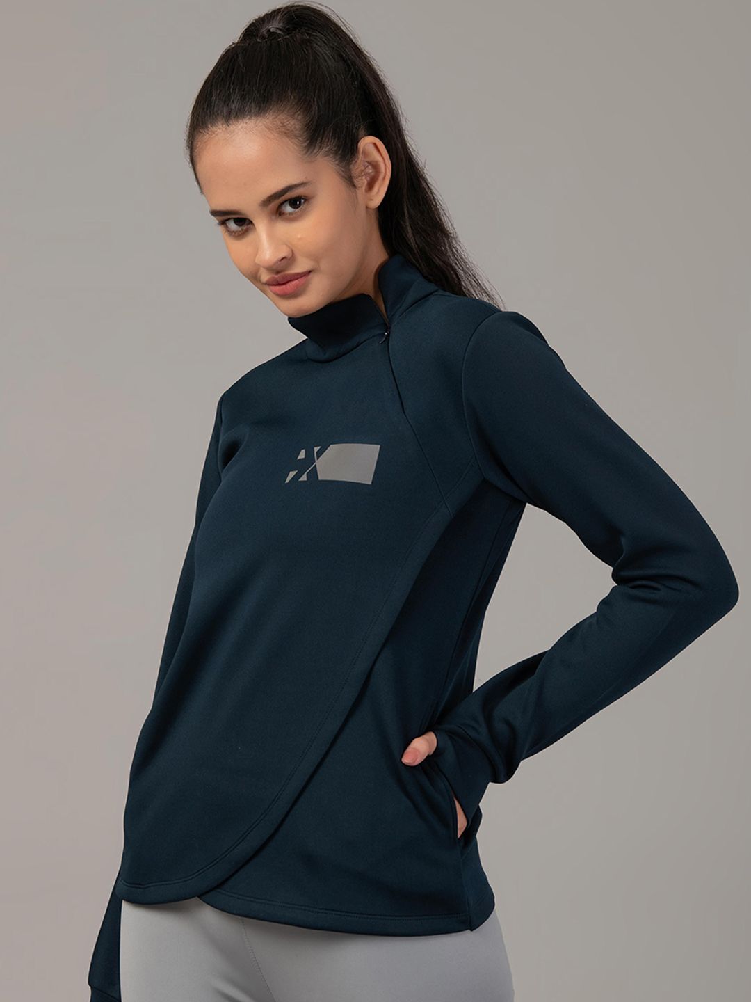 HRX by Hrithik Roshan Women Lightweight Bomber with Patchwork Jacket