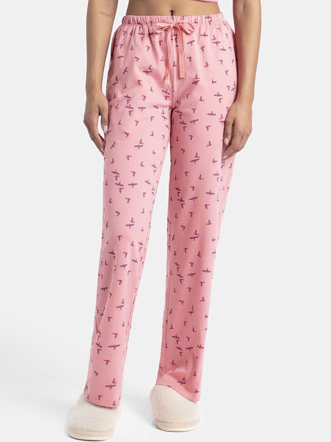 Jockey Super Combed Cotton Printed Pyjama with Side Pockets-RX88-picture-10