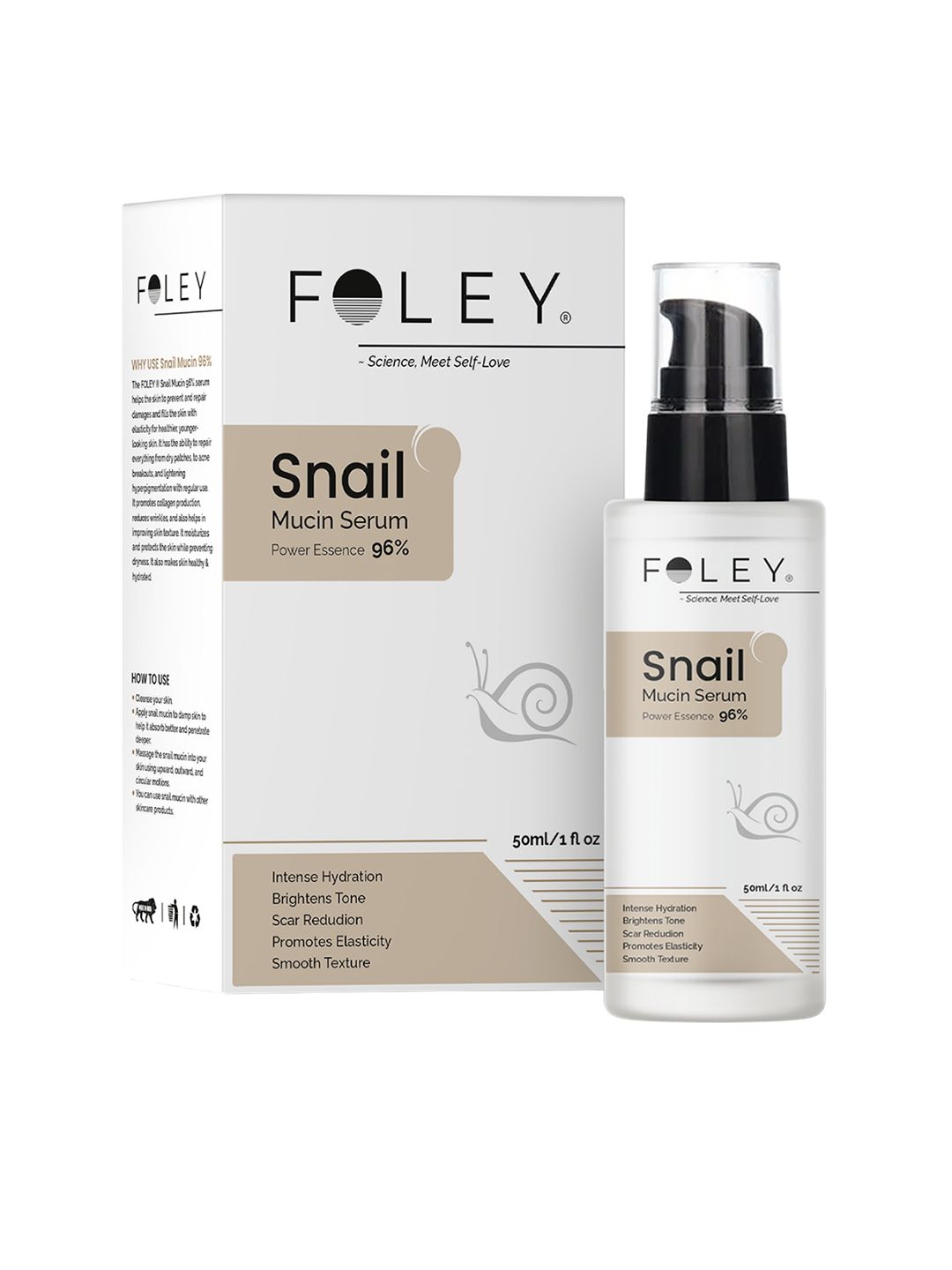 FOLEY Advanced Snail Mucin 96 Essence Hydrating Serum - 50 ml-image-11