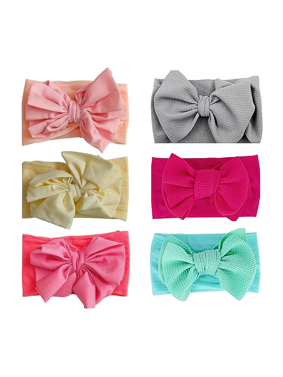 ANNA CREATIONS Girls Set of 6 Hairband-image-10