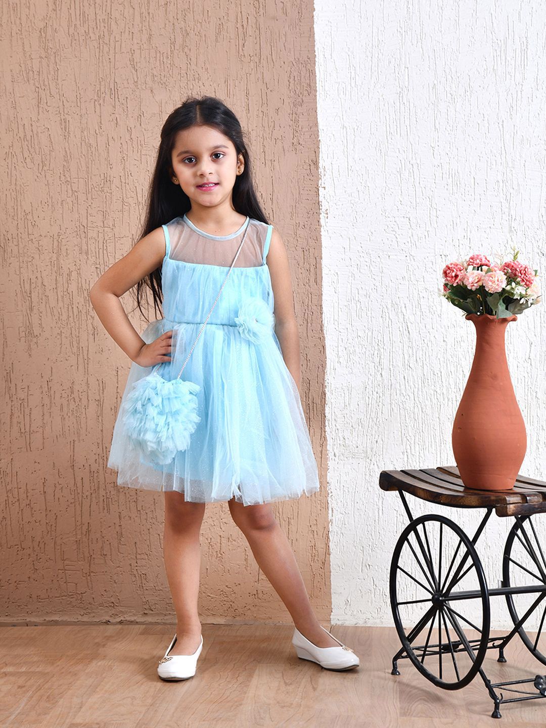 Bella Moda Floral Fit & Flare Dress-picture-57