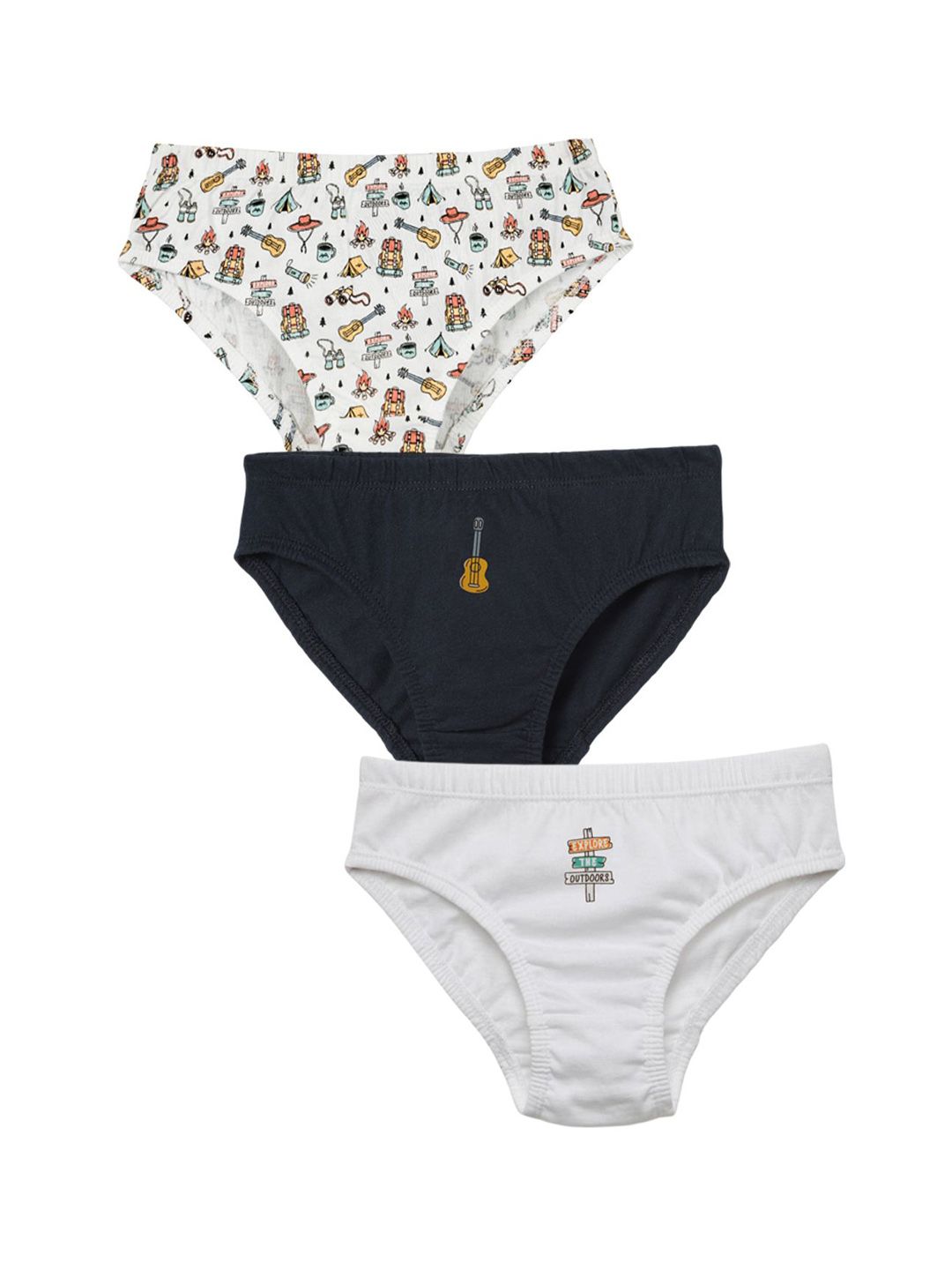 Charm n Cherish Boys Pack Of 3 Printed Basic Briefs BWBRI55-picture-14