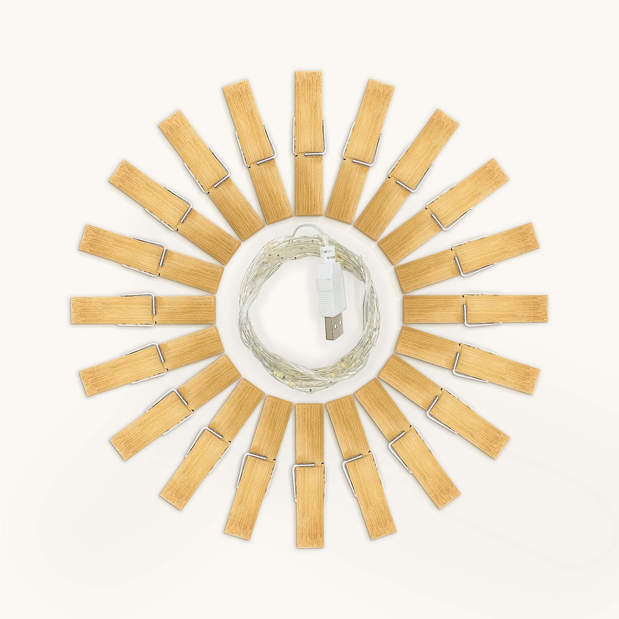 Special You 20Pcs Wooden Clips Room Decoration-image-2