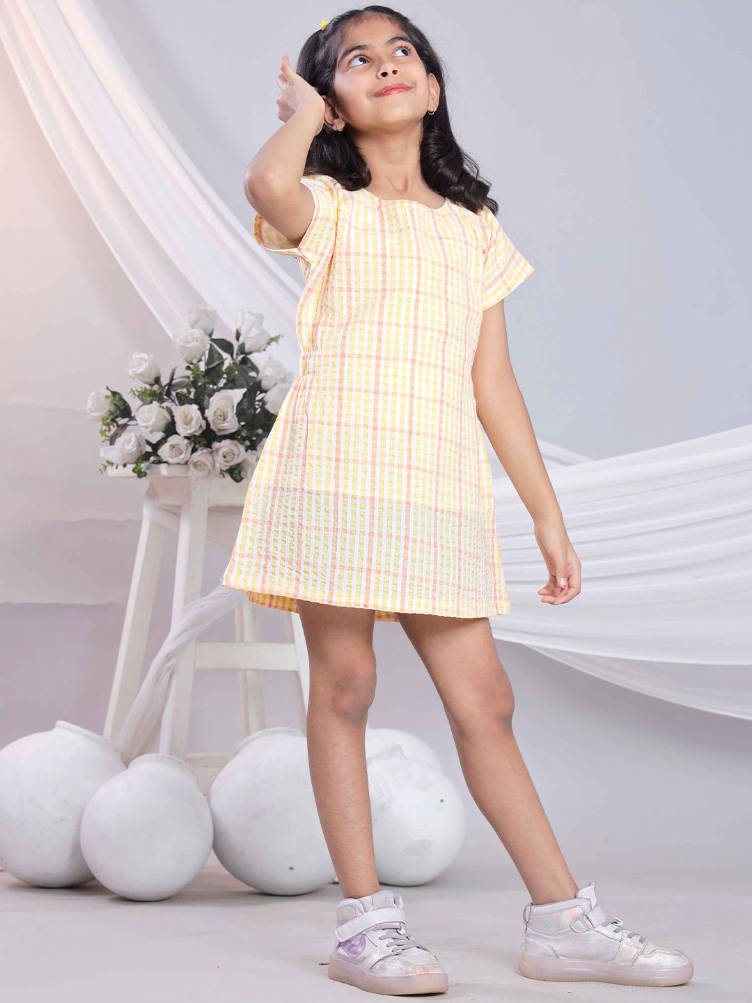 misbis Print Fit & Flare Dress-picture-16