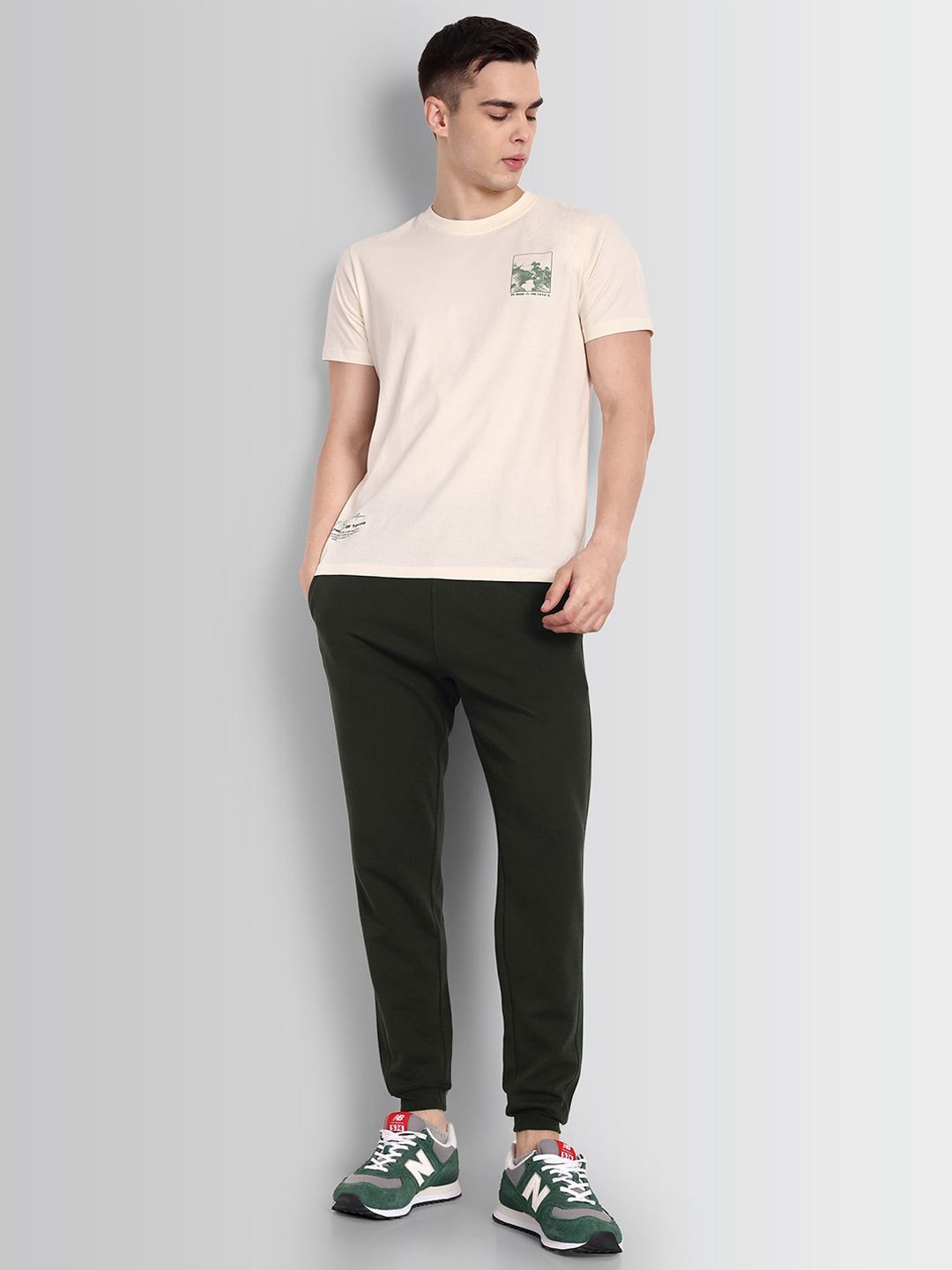 DCYPHR Men Cotton Side Pockets Joggers-picture-15