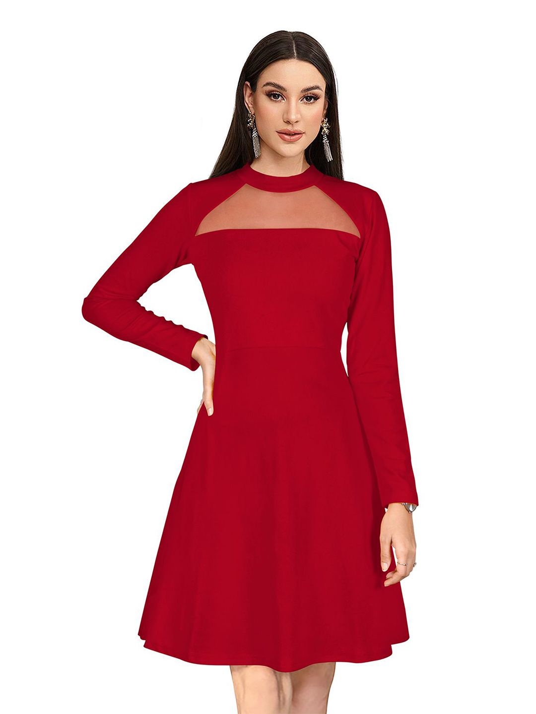 S.K.C Fit & Flare Dress