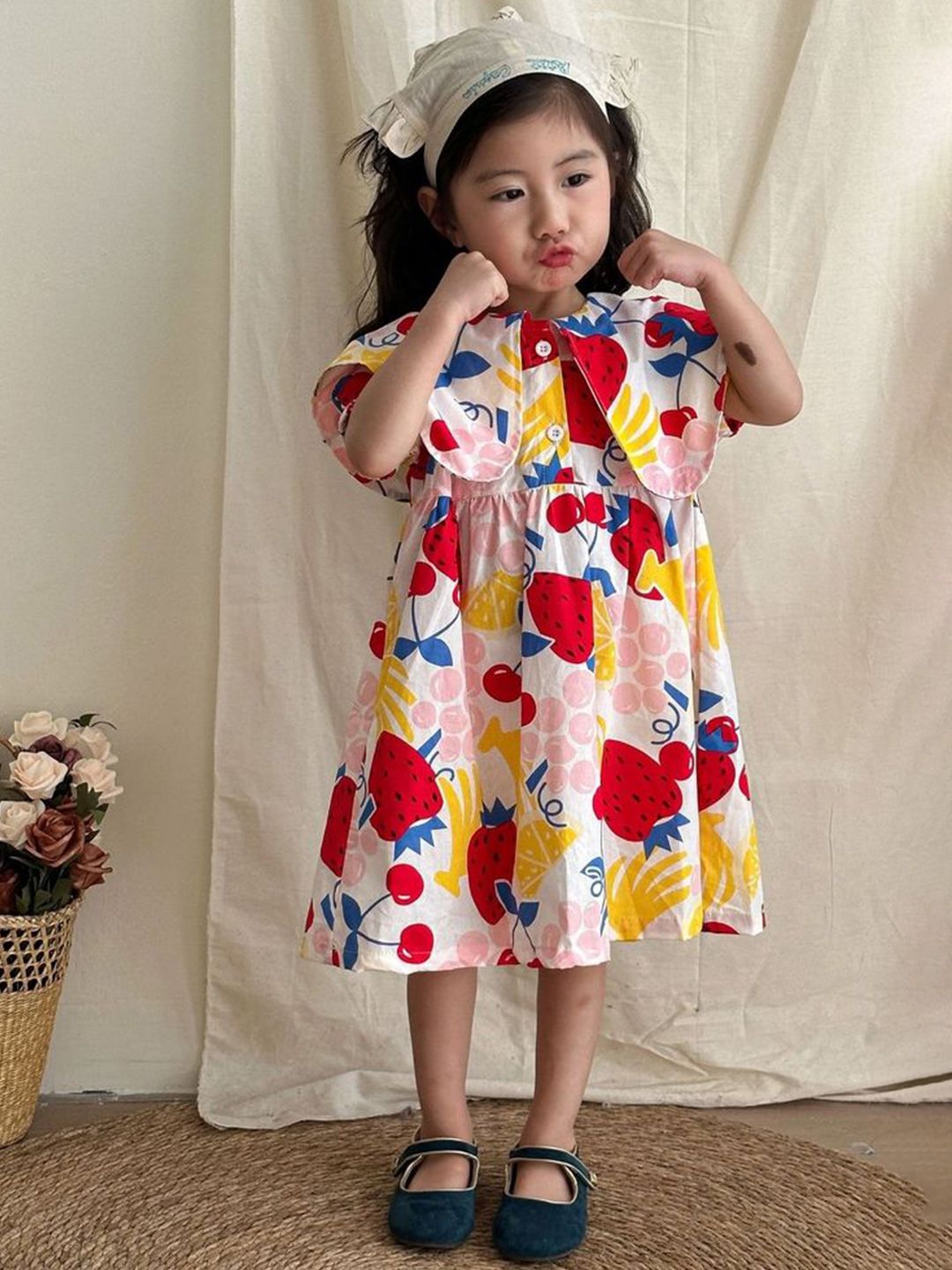 LULU & SKY Floral Print A-Line Dress-picture-56