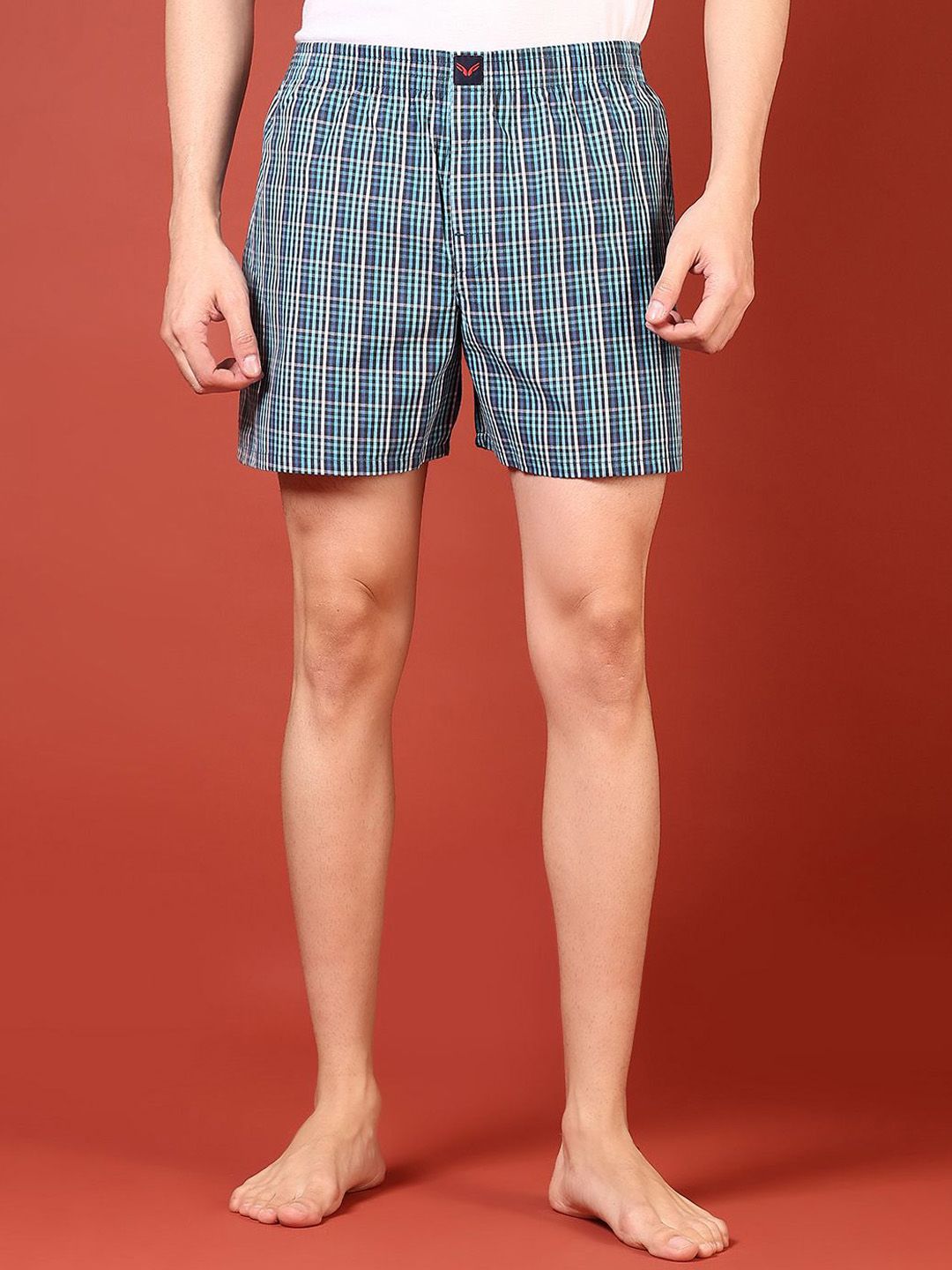 V-Mart Men Checked Technology Shorts-picture-26