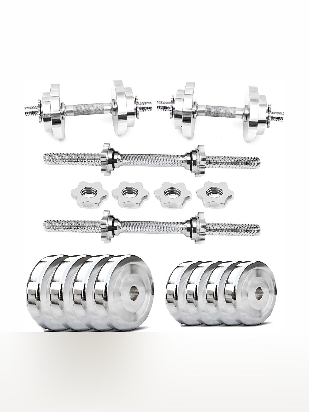 HackerX Set Of 3 Steel Adjustable Dumbbell-picture-58
