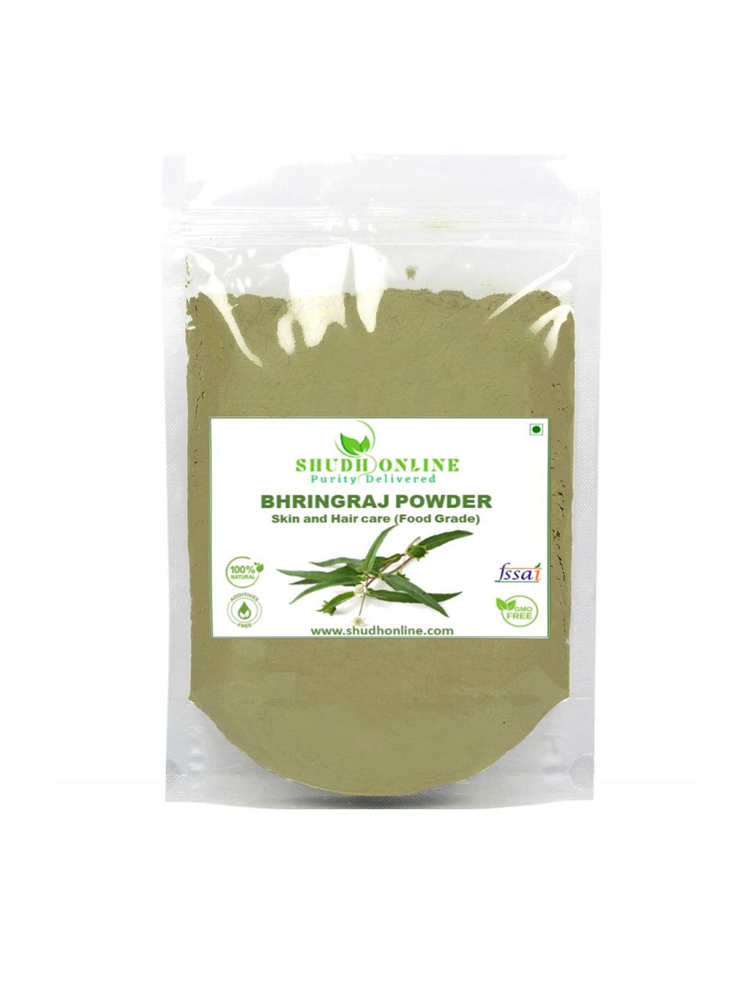 Shudh Online Bhringraj Powder For Hair Strengthening & Skin Care - 500 g-picture-58