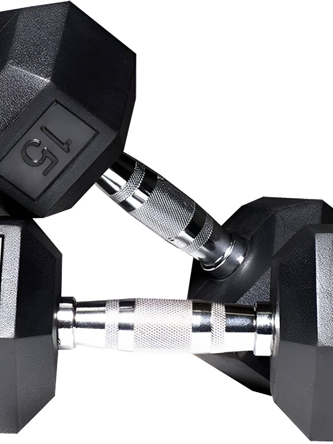 HackerX Set Of 2 Fixed Weight Dumbbell - 15Kg Each-picture-12