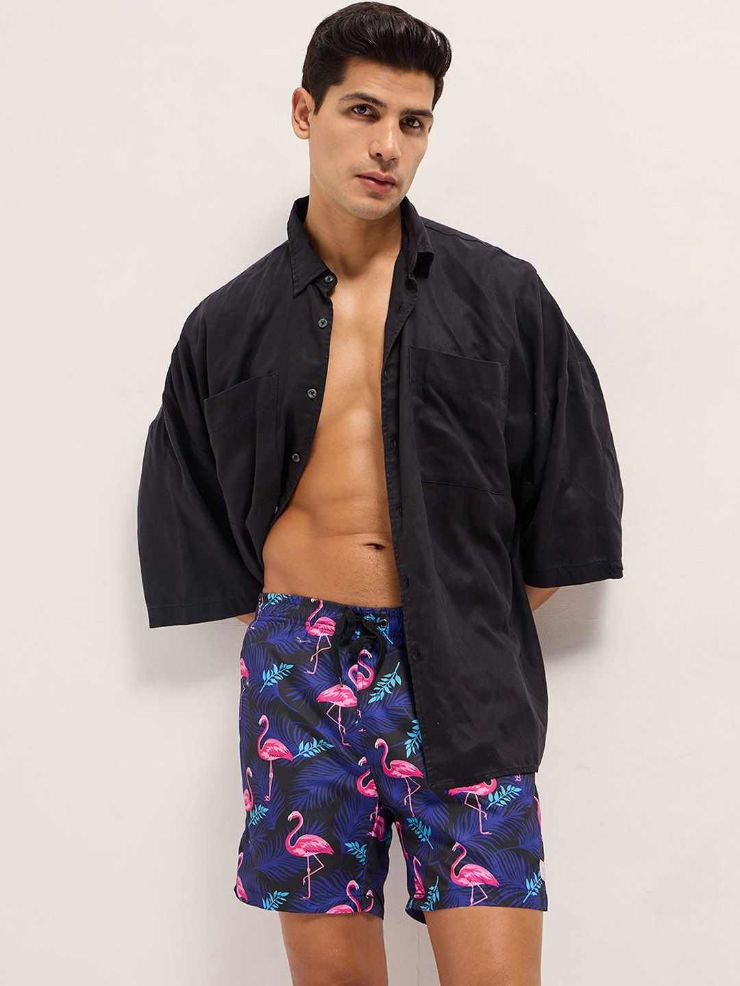 THE BEAR HOUSE Men Printed Swim Shorts-image-47