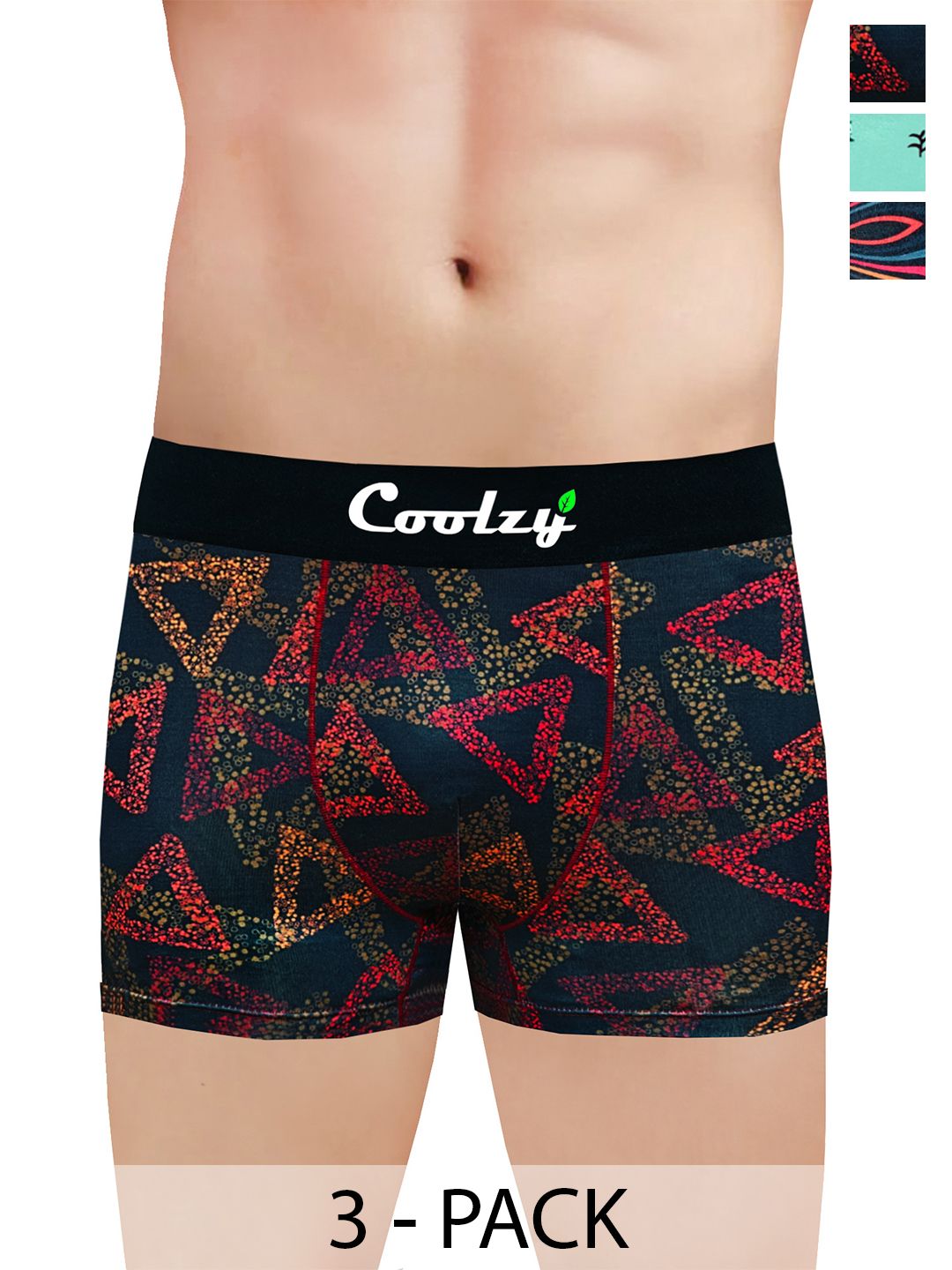 COOLZY Pack Of 3 Printed Trunks PURTPDMLTK3K53-S-picture-23