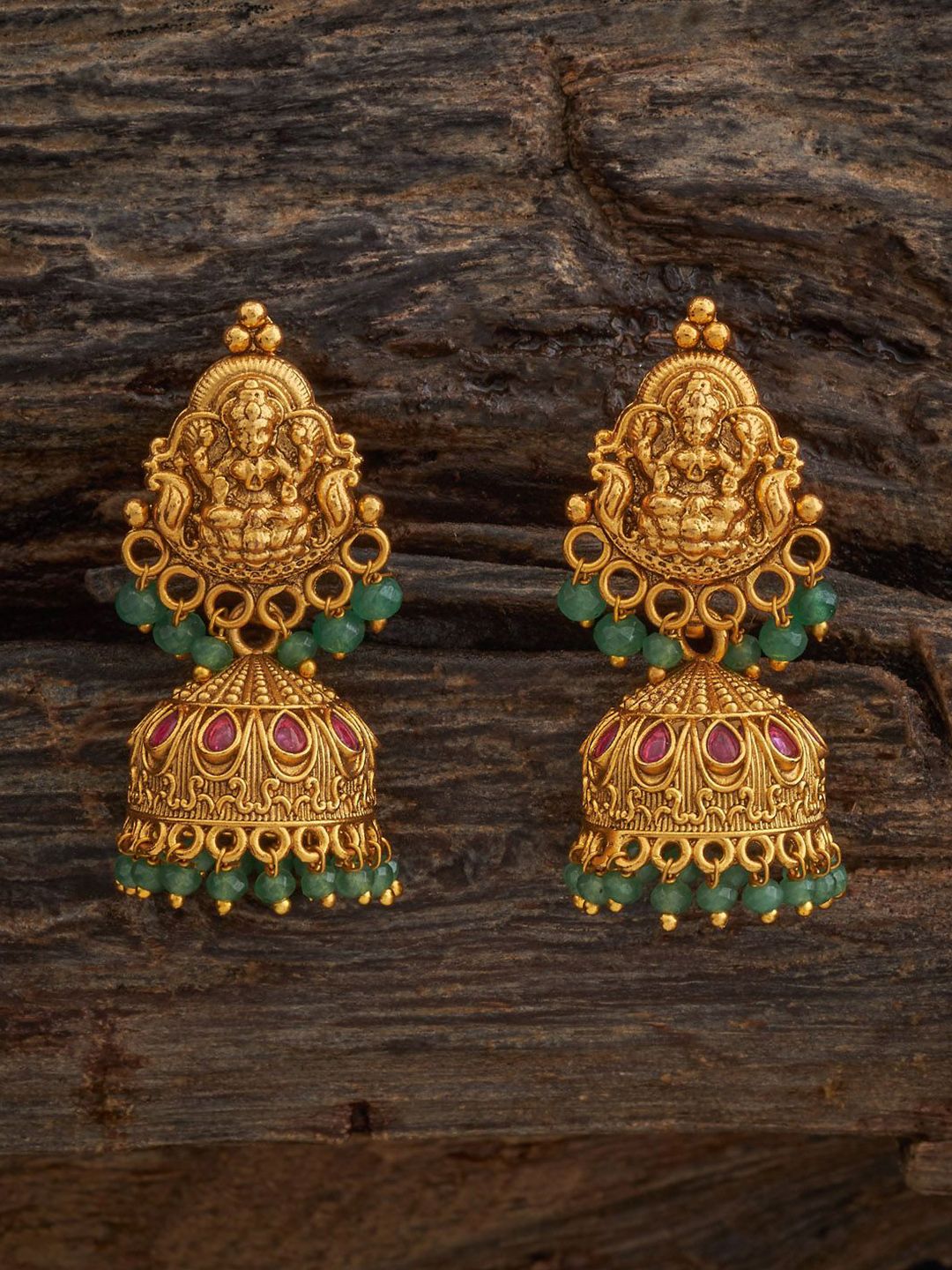 Kushal's Fashion Jewellery Dome Shaped Jhumkas Earrings-image-15