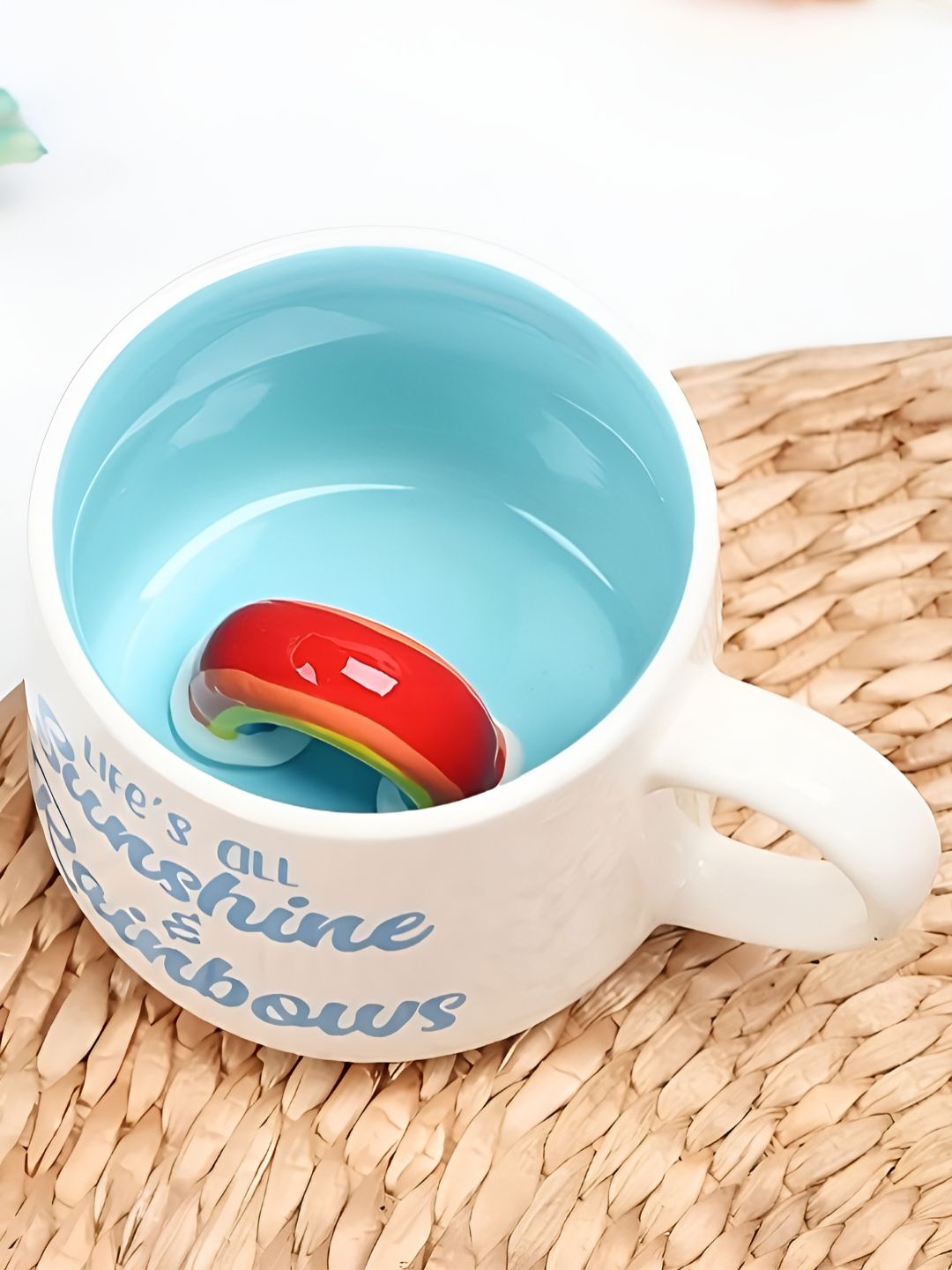 BonZeaL White Solid Ceramic Glossy Mugs Set of Cups and Mugs-image-12