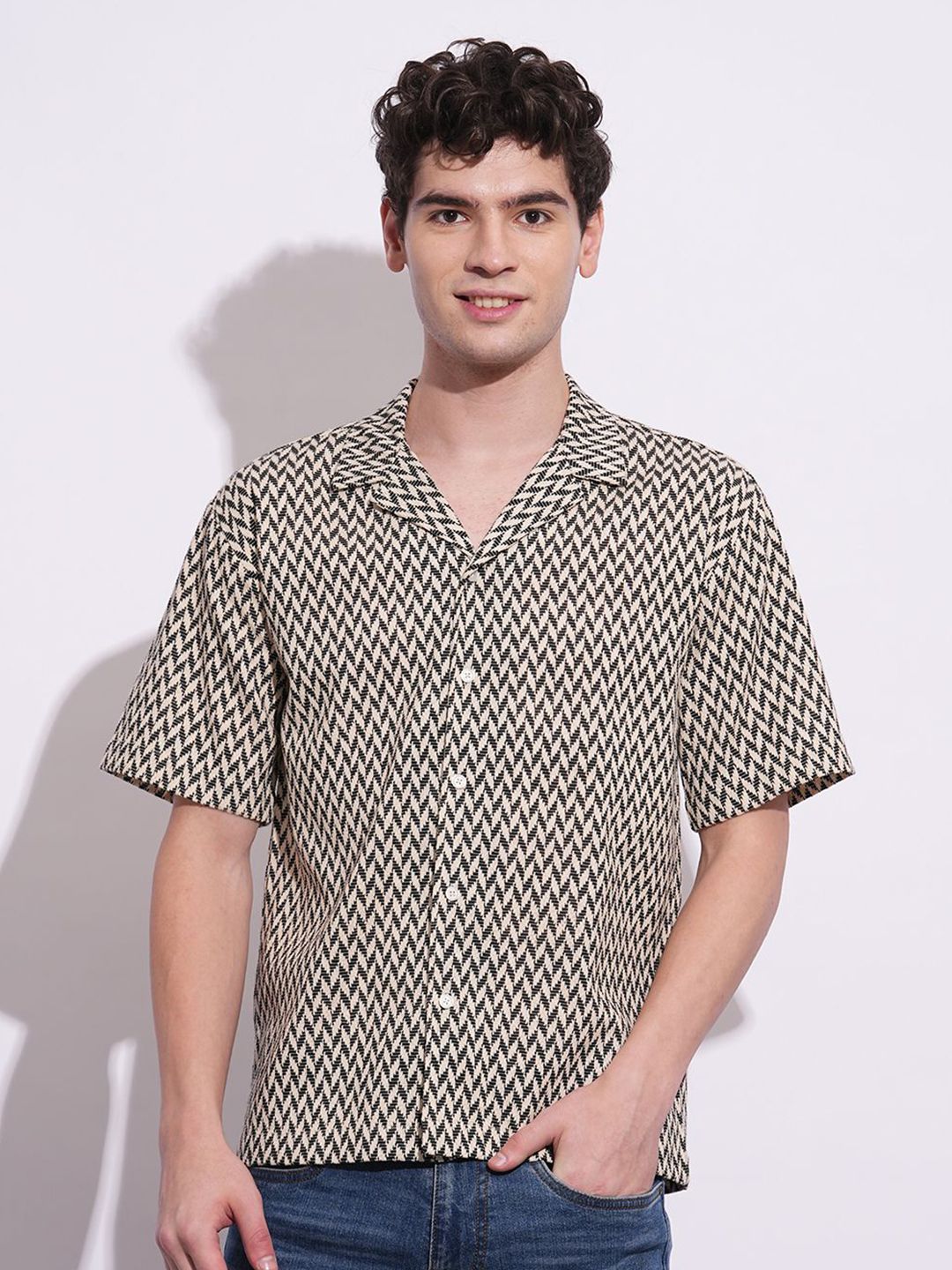Being Human Men Classic Opaque Printed Casual Shirt-picture-35